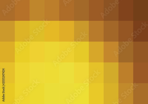 Tableau sur toile Warm gradient design showcasing a smooth transition of inviting golden yellow an