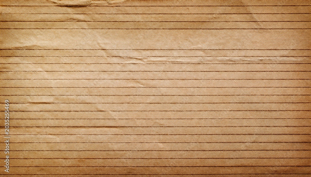 Naklejka premium Aged Lined Paper Texture Background