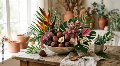 still life with flowers