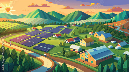 Empowering Rural Growth Through Renewable Energy and Sustainable Farming.eps
