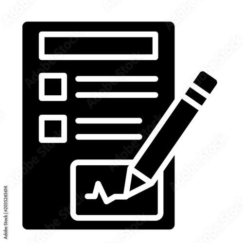 Tablou pe pânză Note Icon