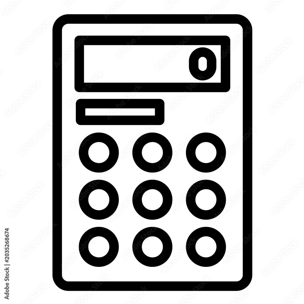 Obraz premium Calculation Icon