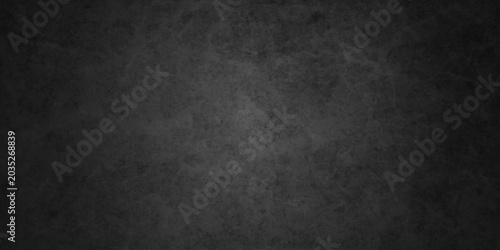Bild auf Leinwand Dark black color grunge old aged retro vintage stone concrete cement blackboard chalkboard wall backdrop floor texture