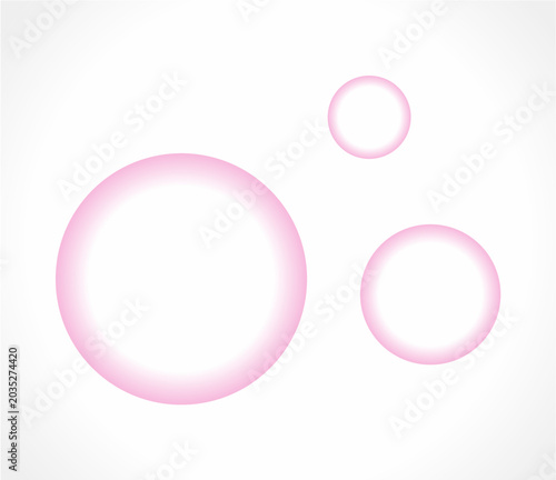 pink bubble background