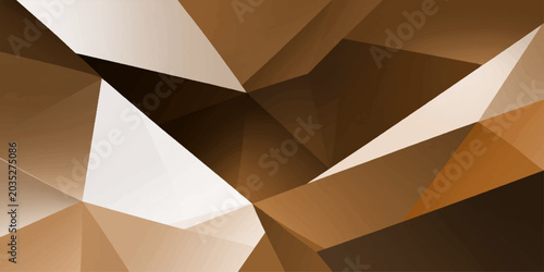 Bild auf Leinwand Futuristic geometric design featuring an abstract vector background with a 3D ye