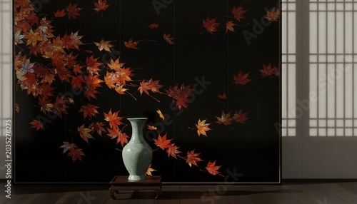 Danpung Najeon: Iridescent Autumn Echoes in a Hanok Reverie