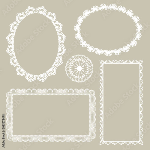 Coquette bow frame set, vintage romantic decorative border, Elegant grandmillennial and whimsical style element with cute ribbons. perfect for baby shower , wedding invitation cards, scrapbooking.