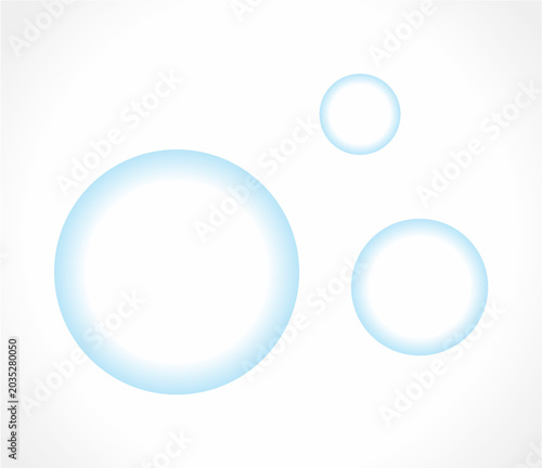 abstract blue background with bubbles