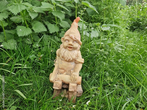Gartenzwerg im Gras