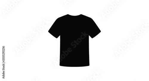 Quadro su tela t shirt silhouette on white background tshirt clothing apparel fashion garment w