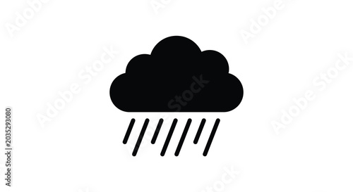 Foto rain cloud silhouette weather forecast sky storm precipitation darkness atmosphe
