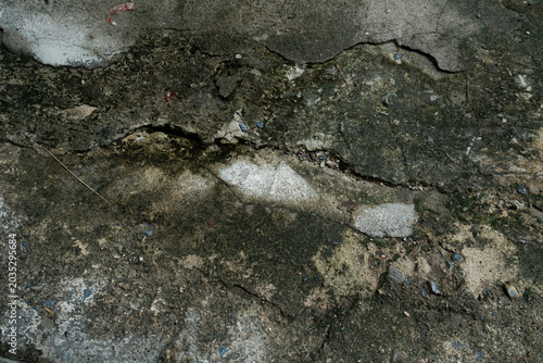 Weathered Cracked Concrete Surface Texture