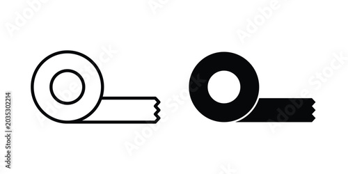 Foto Adhesive tape icon design, web, UI. Vector illustration, EPS10.