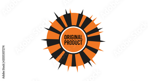 Original Product Seal Stamp Graphic Design.
