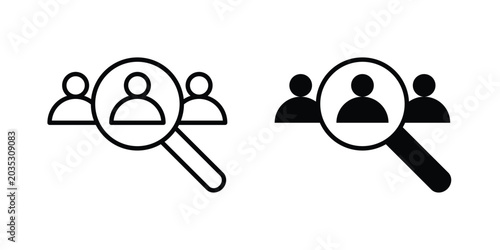job vacancy icon design, web, UI. Vector illustration, EPS10.
