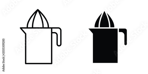 Photos Juicer squeezer icon design, web, UI. Vector illustration, EPS10.