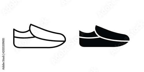 Fotografía Loafer icon design, web, UI. Vector illustration, EPS10.