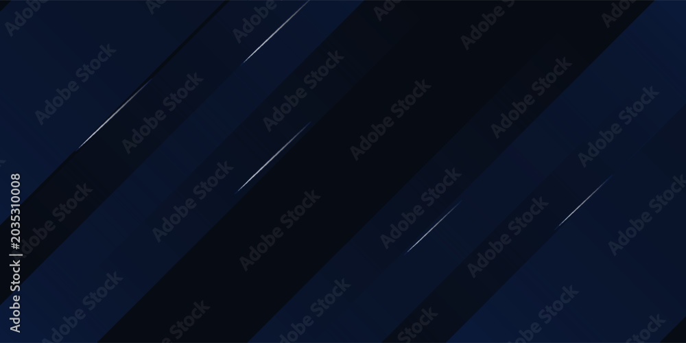 Obraz premium Abstract futuristic dark blue background with light and shadow. Eps10 vector