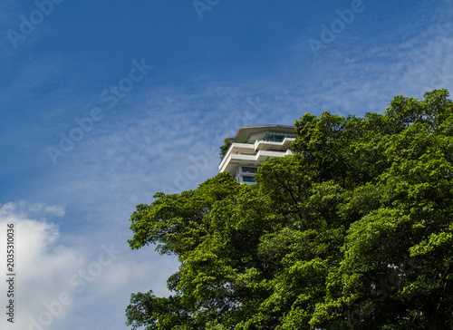 modern building in the city
