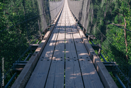 Geierlay suspension bridge, Moersdorf, Rhineland-Palatinate, Germany, Europe.