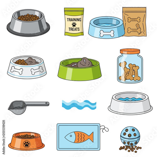 Canvastavla Dog food and pet nutrition items.