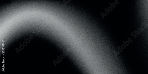 Фотография Black grainy gradient background, dark white gray monochrome abstract noise text