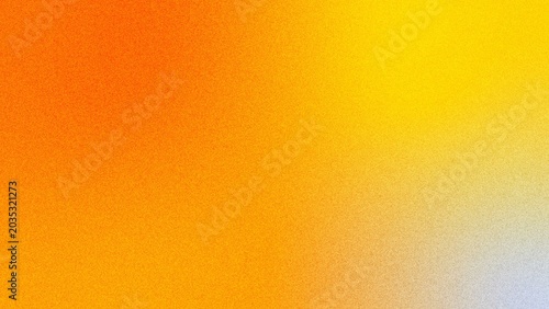 Warm orange and yellow gradient spreads across a soft textured surface.