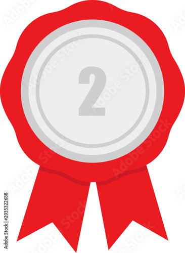 Second Place Ribbon Award