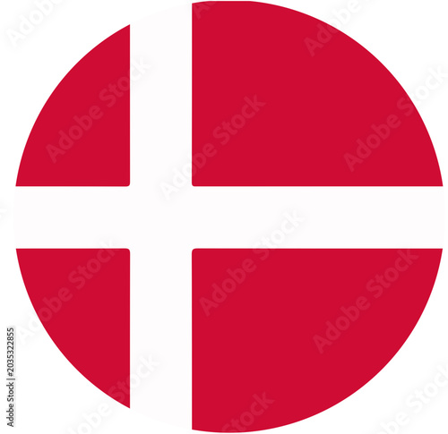 Danish Flag Circle