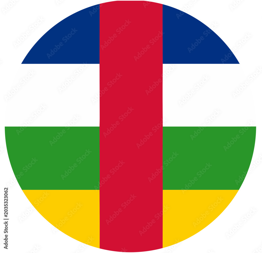Obraz premium Central African Republic Flag