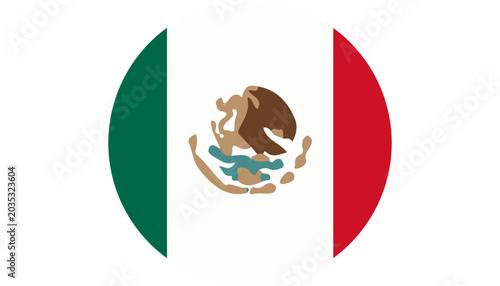 Mexican Flag Emblem