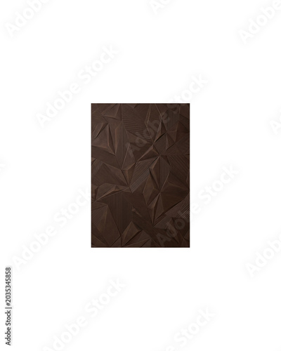 Chocolate Brown Modern Texture Wallpaper Abstract Seamless Background Isolated White Studio Surface Design