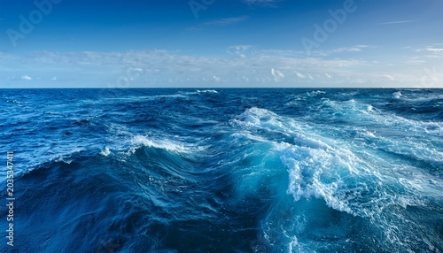 Natural Texture Of Agitated Sea Surface