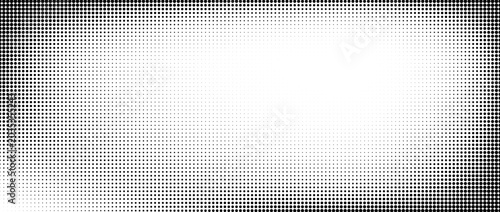 Retro dotted background. Halftone dotes texture. Black and white screen wallpaper. Vector ilustration