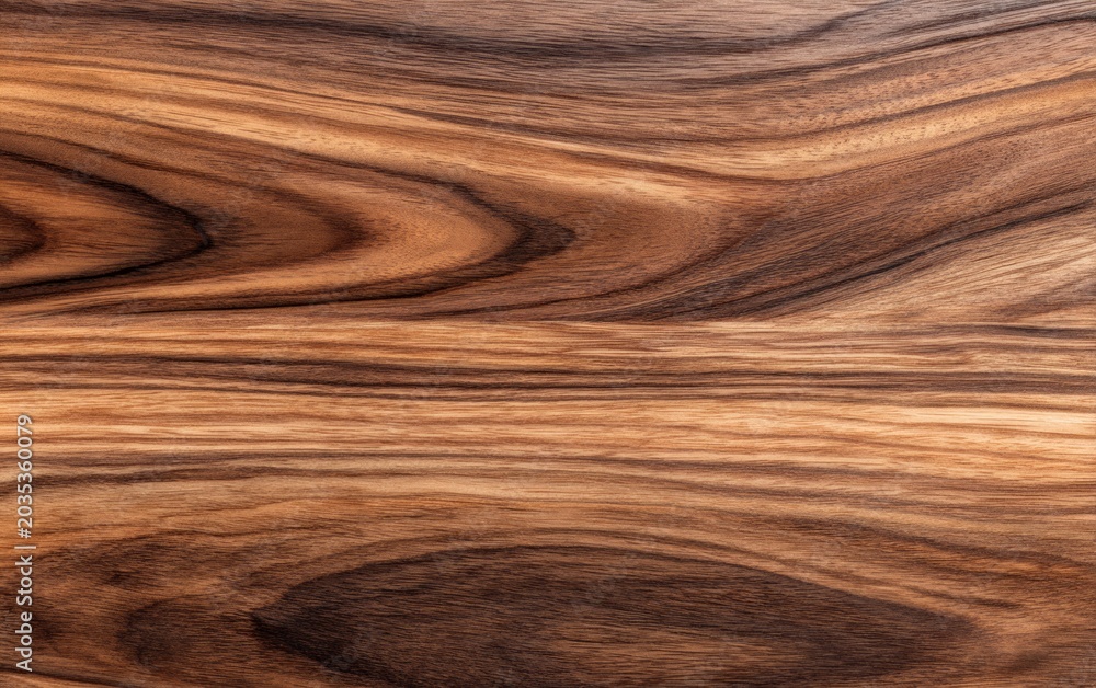 Fototapeta premium Rich Walnut Wood Grain Pattern Showcasing Elegant Texture for Furniture Design and Interior Decoration