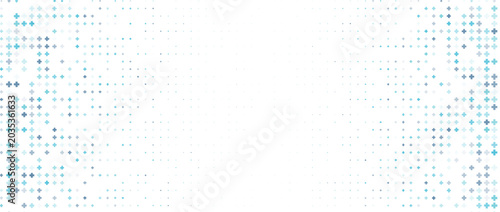 Medical pattern with blue crosses on white background. Healthcare texture featuring plus signs in various sizes for hospital presentations and health-related designs.Eps10