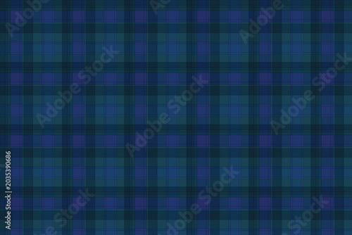 Classic blue plaid tartan fabric pattern background with background seamless checkered geometric material repeating backdrop wallpaper abstract artistic