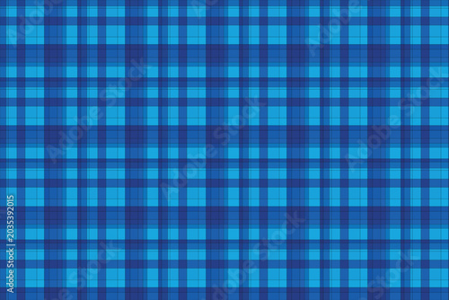 Bild auf Leinwand Blue tartan plaid geometric pattern background with checkered background geometr