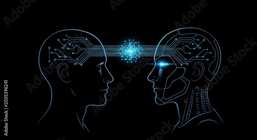 Human and artificial intelligence connecting minds