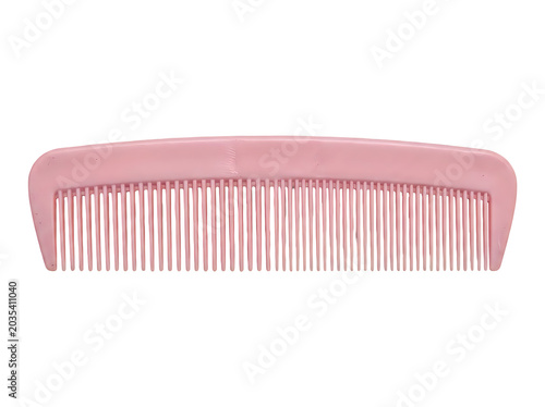 Pink wide tooth comb