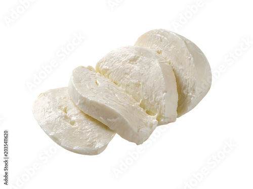 Mint green soap on white background