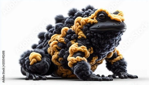 An AI generate big toad
