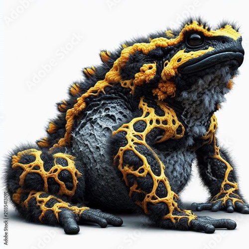 An AI generate big toad