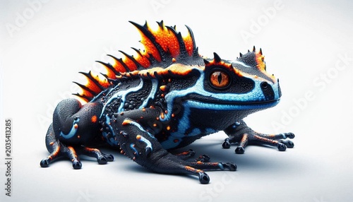 An AI generate big toad