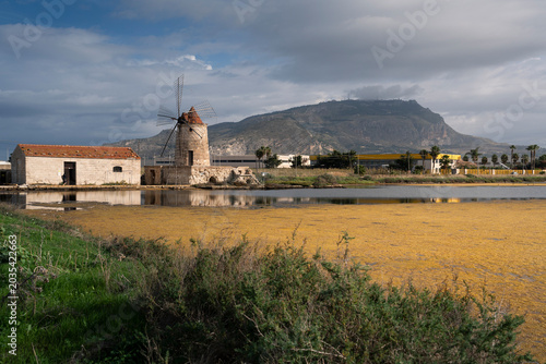 Windmills at the natural reserve of the 