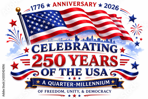 Celebrating 250 years of the usa quarter-millennium of freedom