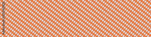 Orange geometric pattern with white diagonal lines in abstract style  