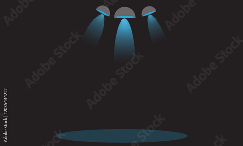 Minimal Futuristic  Spotlight Gradiant  Effect Background  Illustration