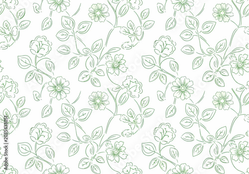 Seamless Floral Damask Wallpaper Design Featuring Purple Decorative Ornament and Traditional Surface Symmetry