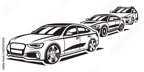 Road Traffic Accident Scene Vector Collection – Car Crash, Collision & Safety Illustrations Set